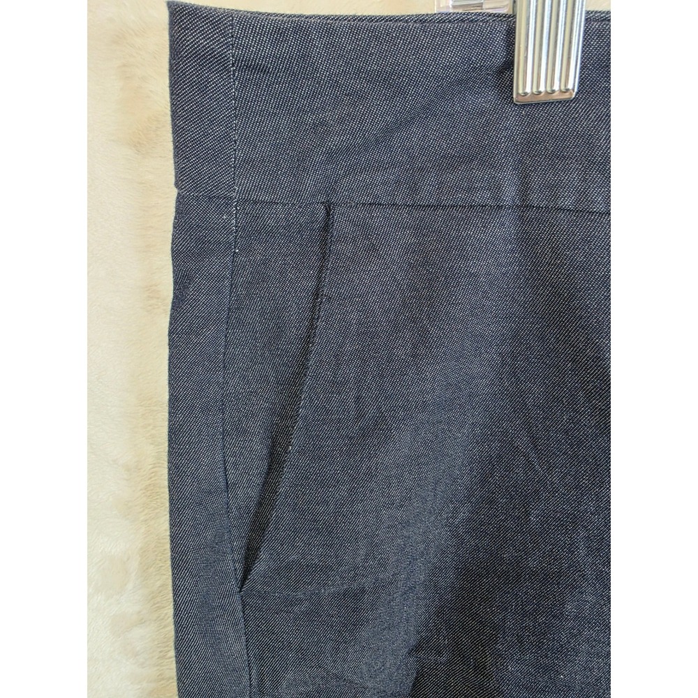 Ann Taylor Factory Navy Blue Chambray Cotton Stretch Shorts Womens‎ 16 583416 - Picture 4 of 8